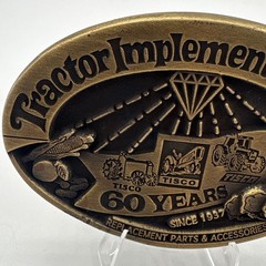 TISCO 60 Years Anniversary Belt Buckle 1997 Vintage Series Limited Edition #1162