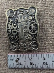 1984 Holiday Rambler RV Belt Buckle #356/500 Travel Trailer Camper