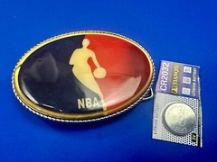 NBA Basketball Player Led Light Flashing Belt Buckle W/ Fresh Battery!