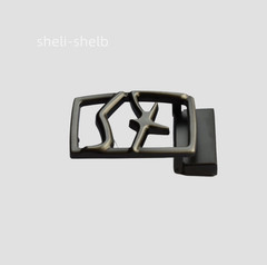 Salvatore Ferragamo Men&rsquo;s Gunmetal Grey Belt Buckle (Fits Belt Width1.38in)