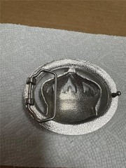 Vintage Unique Crown Belt Buckle AS IS
