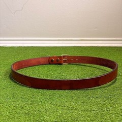 Montana Slings Men&rsquo;s Leather Heavy Utility Belt Size 42 Brass Buckle