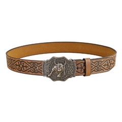 Vintage Western Belt Buckle Belt Cowboy Belts For Men Jeans Belt Leather Belt