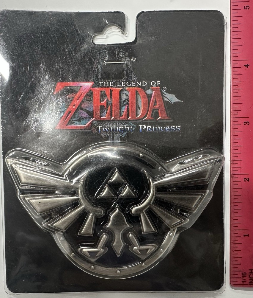 Belt Buckle Legend of Zelda Twilight Pricess Hyrule Crest TriForce Logo 2×4&Prime; NEW