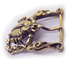 Scorpion Brass Belt Buckle