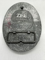 Vintage ADM Zee Series Cowboy Longhorn Steer Metal Belt Buckle USA
