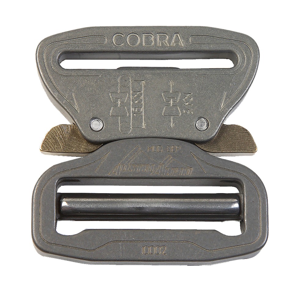 AustriAlpin 45mm / 1.75&Prime; HARD COAT™ Cobra Buckle XL Clips FC45HVF-XL