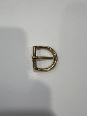 Solid Brass Raw Brass Belt Buckle Made in Italy Fits 1.18&Prime; Belt Strap