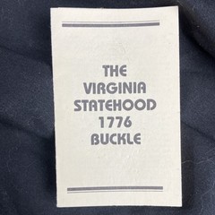 Heritage Mint Ltd Virginia Statehood 1776 Belt Buckle serial number NI1073 brass