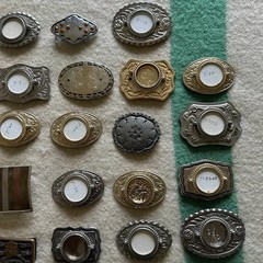 Vintage Belt Buckles WESTERN OIL GAS NAVAJO NATIVE