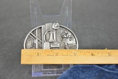 MINT Communications & Telephone 1988 Siskiyou Belt Buckle Z-50 Pewter w/ Pouch