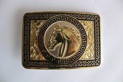 COWBOY CHURCH PRAYER WESTERN BELT BUCKLE METAL FASHION ART BRAND NEW 5&Prime; x 4&Prime;