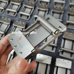 New Titanium Alloy Automatic Roller Belt Buckle Waist Strap Head Men Accessories