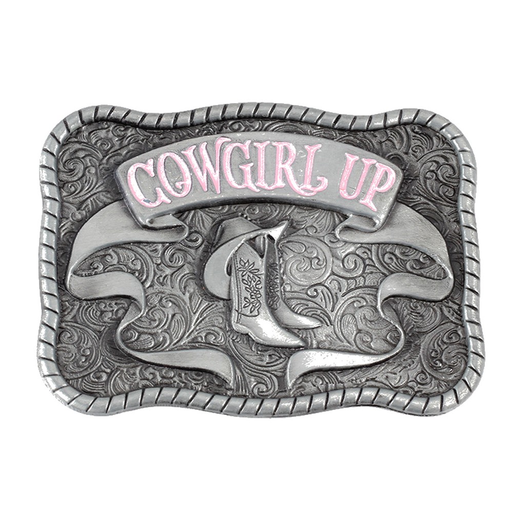 Cowgirl Belt Buckle Western Cowboy Native American (CGL-02)