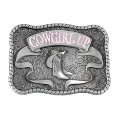 Cowgirl Belt Buckle Western Cowboy Native American (CGL-02)