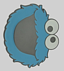 Sesame Street Cookie Monster Blue Belt Buckles Halloween Party Costume Cosplay