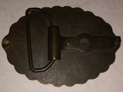 Vintage Chevrolet Salutes America BELT BUCKLE USA Bicentennial Olympics 1970&rsquo;s