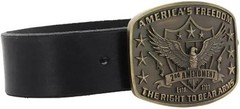 Montana Silversmiths 2nd Amendment Heritage Attitude Buckle