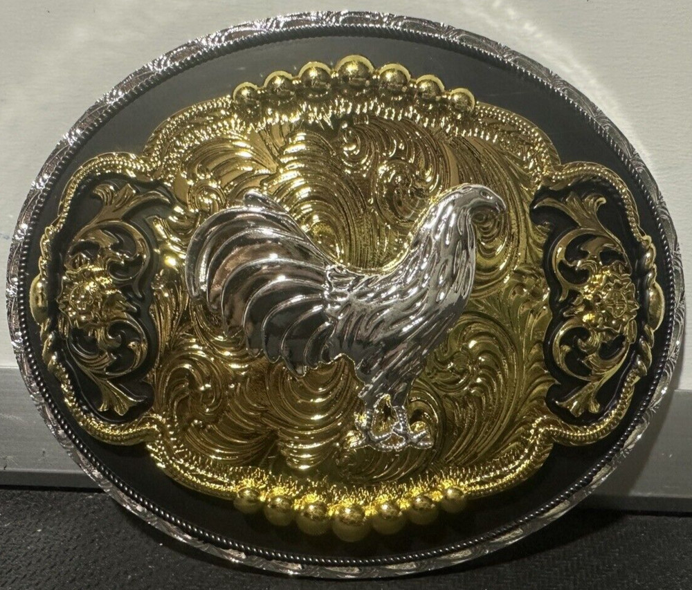 Jaripeo Unisex Rooster cowboy Cowgir western belt buckles hebilla vaquero gallo