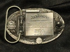 Jack Daniels Old No. 7 Tennessee Whiskey Belt Buckle – 1989 Vintage D-190