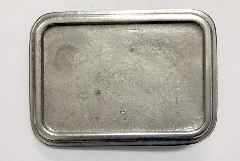 Designer Silver / Chrome Toned Rectangle Belt Buckle Blank ~ dana michelle & co