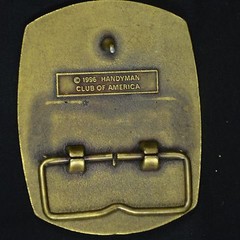 BRASS HANDYMAN CLUB OF AMERICA BELT BUCKLE 1996