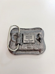 Vintage Buck Knives Belt Buckle Four Generations Of Knife Makers 950566