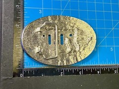 PIMP Word Statement Silver Color Hip Hop Punk Street Novelty Belt Buckle