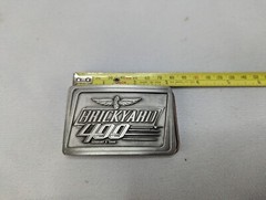 Belt Buckle Brickyard 400 – 1998-New #217 of 400, Siskiyou Buckle, Co, Pewter