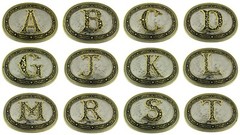 Vintage Styles Initial Letter a z Belt Buckle Western Cowboy Cowgirl rodeo Texas