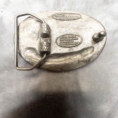 Vtg 1984 Paula Freed Artist Colorado Western Belt Buckle 3”x2.25”