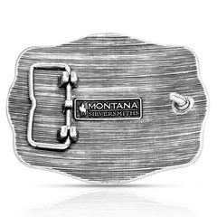 Montana Silversmiths Attitude The Roundup Team Roper Western Belt Buckle