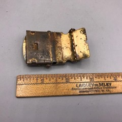 US Army Korean War Era Brass Belt Buckle 1950&rsquo;s