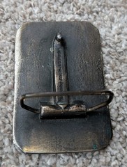 Vintage belt buckle 1975 WTSO James Lind Wyoming Studio Art Works radio