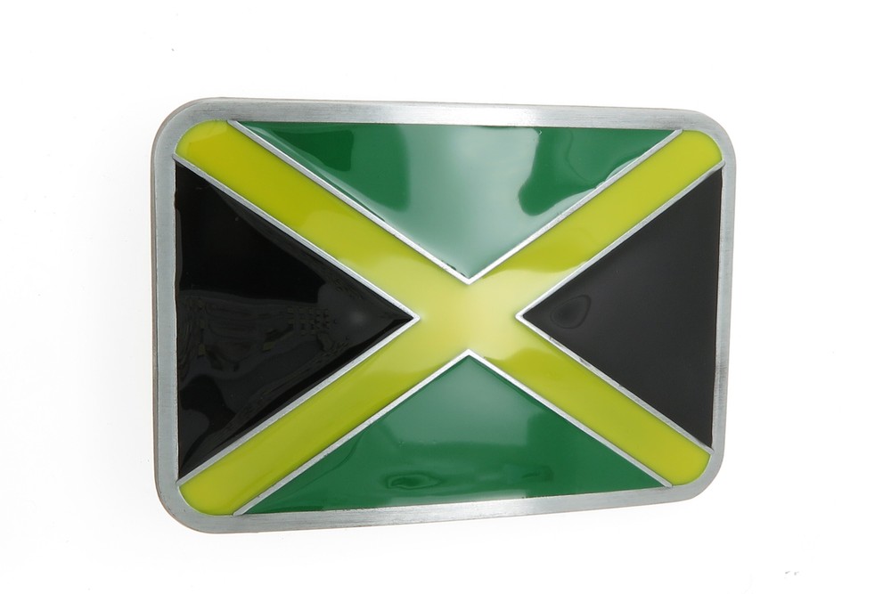 Jamaica Jamaican National Country Flag Metal Belt Buckle
