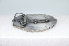 1970&rsquo;s Belt Buckle Oval Mixed Metal 200 Years Ago Liberty Bell