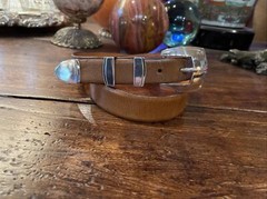 James Reid Ltd Sterling Silver Silver Belt Buckle 31-32-1.25-1”JR🦬✅
