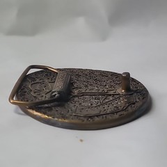 Standing Liberty Quarter Coin Belt Buckle Vtg 1976 Henchel-Mt.View California