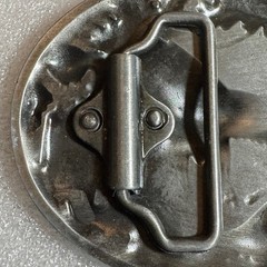 Yellowstone National Park Moose Belt Buckle Collectible Metal Silver Tone