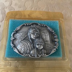 Artaffects Gregory Perillo Cheyenne Nation Pewter Belt Buckle Limited Ed 1025