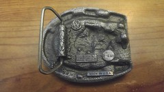Used 1984 Bergamot Brass Works Horseshoe belt with horses on #Q-146