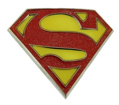 6 Superman Belt Buckles Lot DC Comics Original Vintage Cosplay Halloween Costume