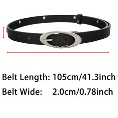 Vintage Belt Moon Star Punk Crescent Decoration Couple Y2K Buckle Metal Gothic M