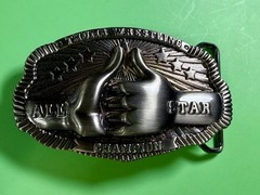 Thumb Wrestling All-Star Champion Trophy Award 2005 SMC LLC. Belt Buckle