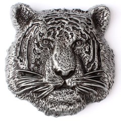 Tiger Belt Buckle Western Cowboy Native American Motorcyclist (HTG-01)