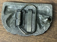 Vintage B.A.S.S. Bass Anglers Sportmans Society Belt Buckle 1990