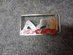 Skin Industries ICON chrome belt buckle trucker girl