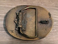 VTG NRA National Rifle Association GOLDEN EAGLES Belt Buckle Made in USA In Box