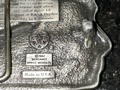 1982 The Space Shuttle Columbia NASA Flight Belt Buckle Bergamot Brass Works