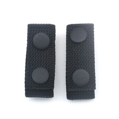 20Pcs Tactical Belt Keepers Nylon Duty Belt Loop Snaps For Police Security Guard